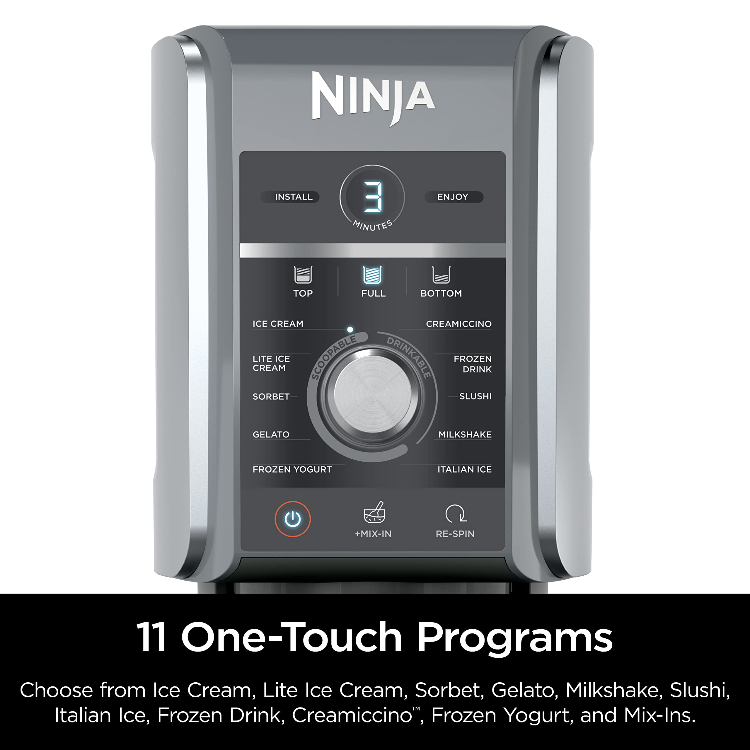 Ninja Nc501 Creami Deluxe 11-In-1 Ice Cream & Frozen Treat Maker For Ice Cream, Sorbet, Milkshakes, Frozen Drinks & More, 11 Pro